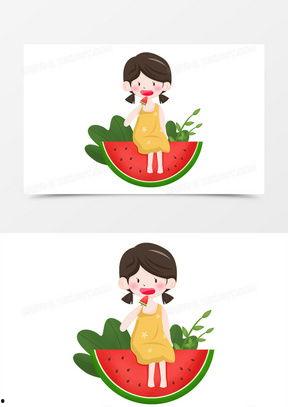 吃瓜女孩儿漫画,漫画中的趣味人生