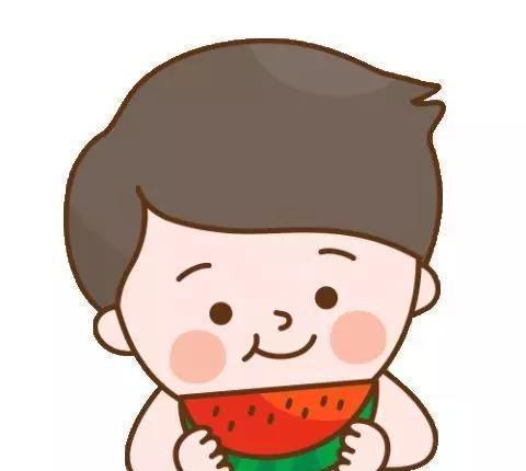 吃瓜可爱图片卡通,卡通吃瓜可爱瞬间，萌化你的心